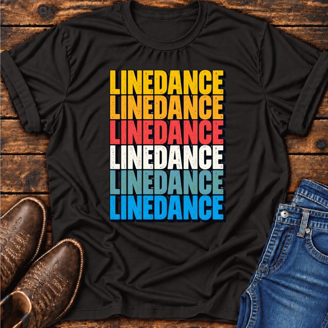 LD X 6 Colors Line Dance T-Shirt