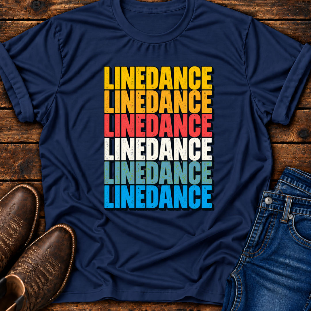 LD X 6 Colors Line Dance T-Shirt