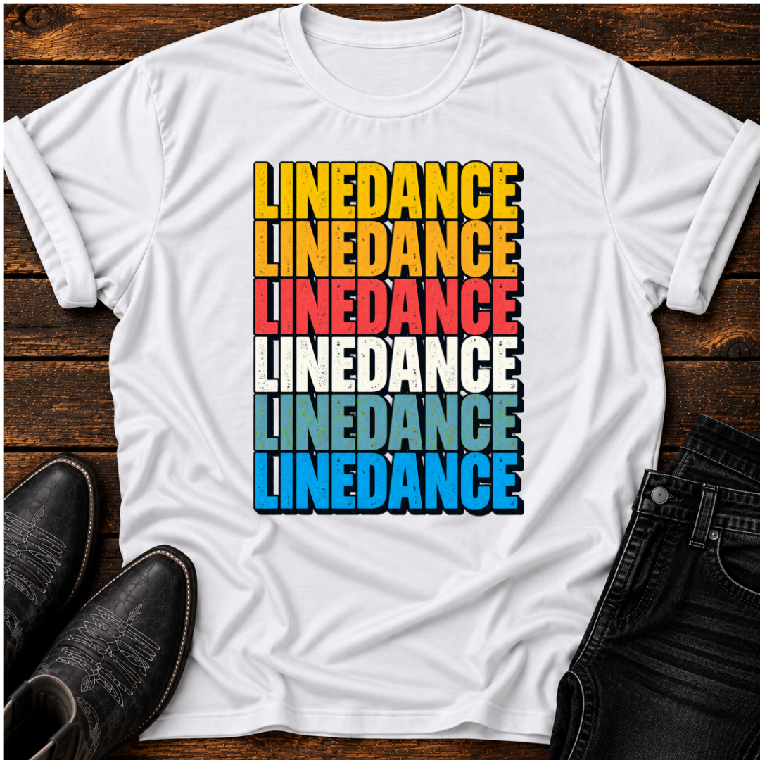 LD X 6 Colors Line Dance T-Shirt
