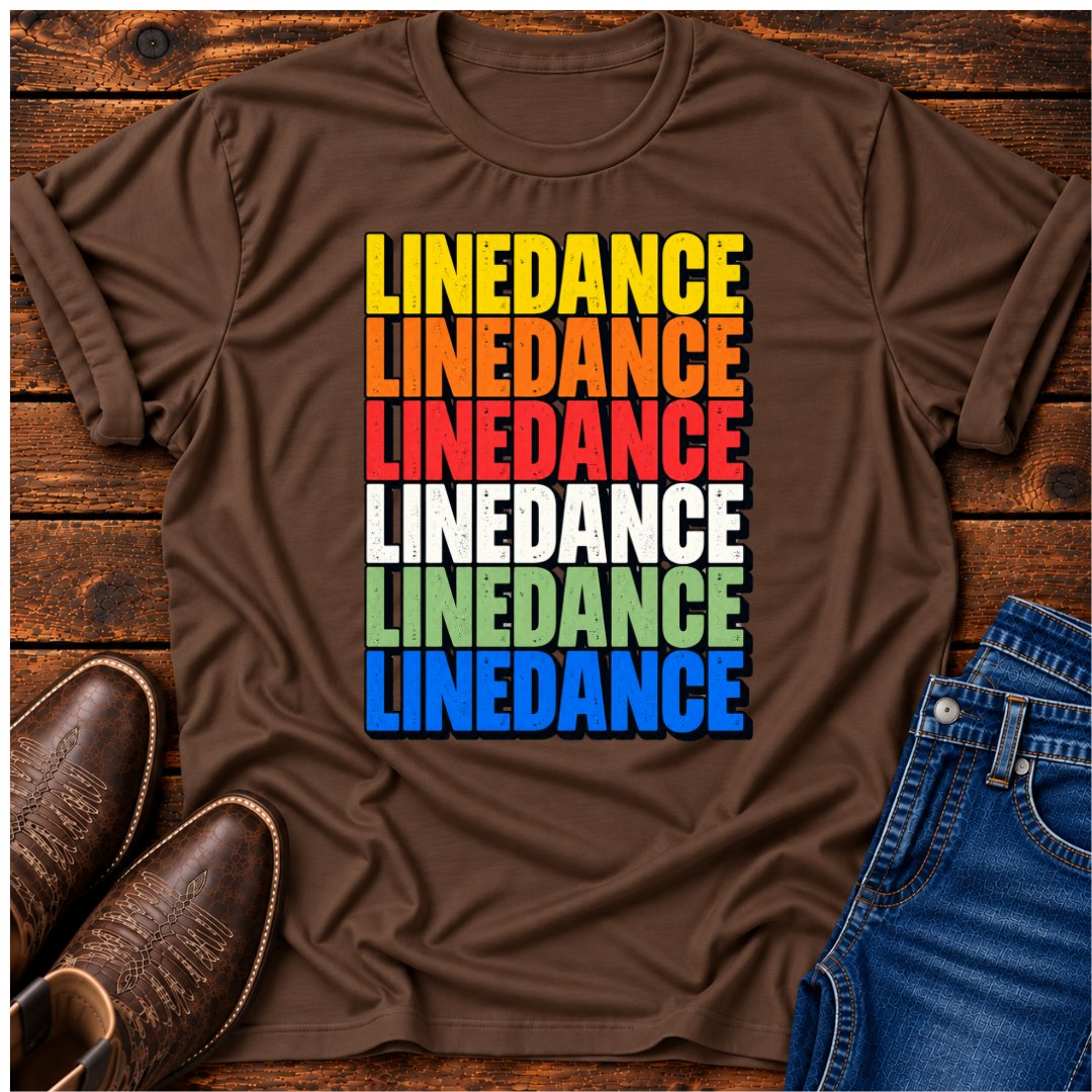LD X 6 Colors Line Dance T-Shirt