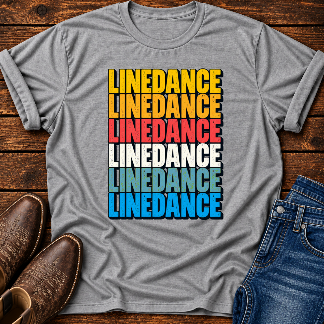 LD X 6 Colors Line Dance T-Shirt