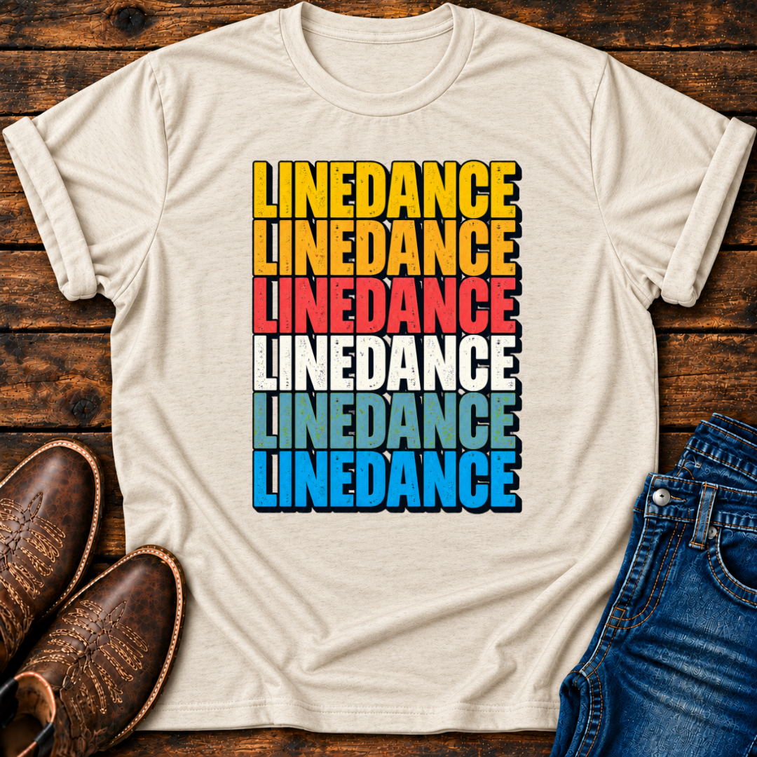 LD X 6 Colors Line Dance T-Shirt