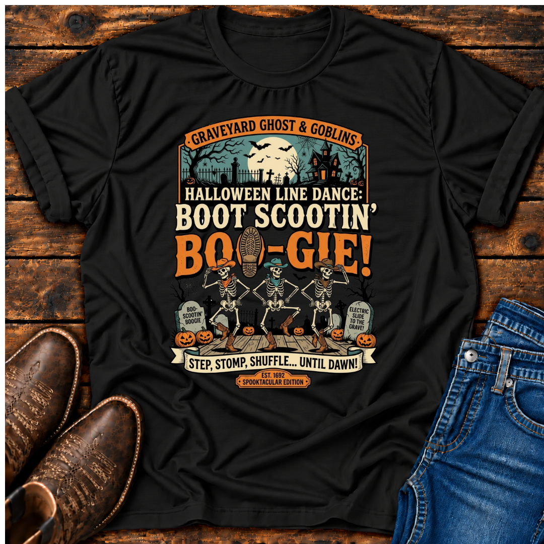 Boot Scootin' Boogie Halloween T-Shirt