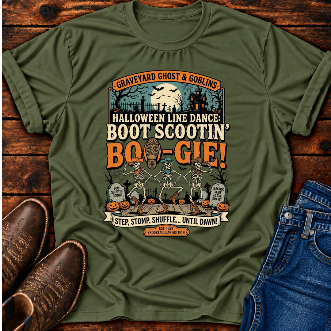 Boot Scootin' Boogie Halloween T-Shirt