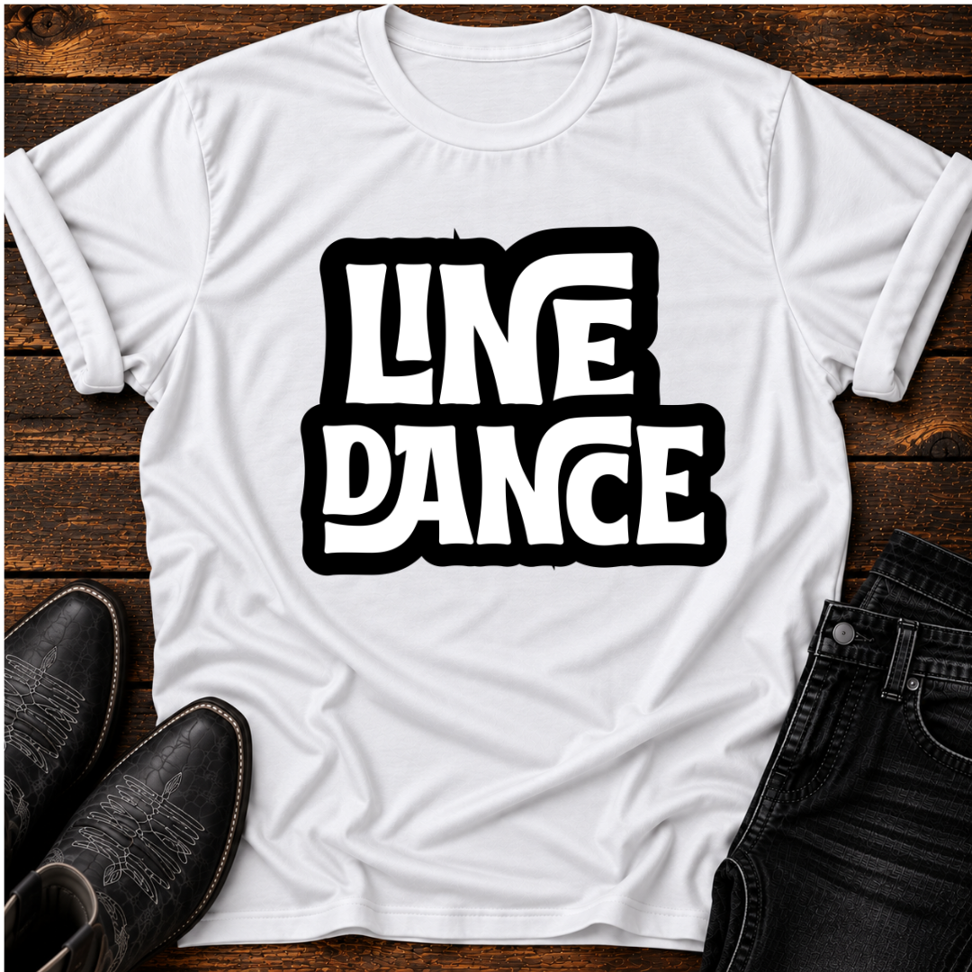 Line Dance Retro T-Shirt