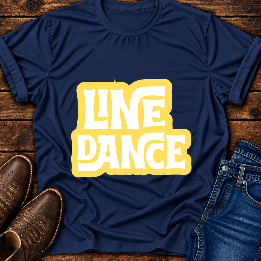 Line Dance Retro T-Shirt