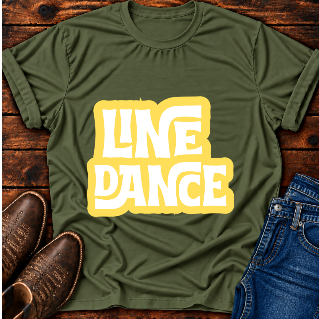 Line Dance Retro T-Shirt