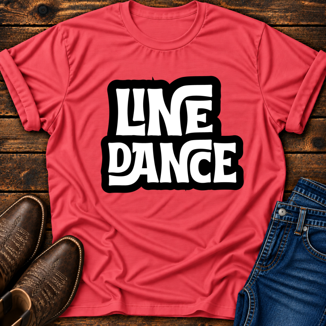 Line Dance Retro T-Shirt