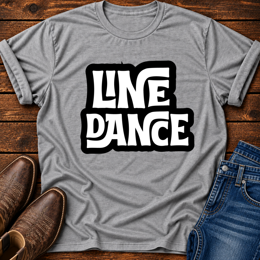 Line Dance Retro T-Shirt