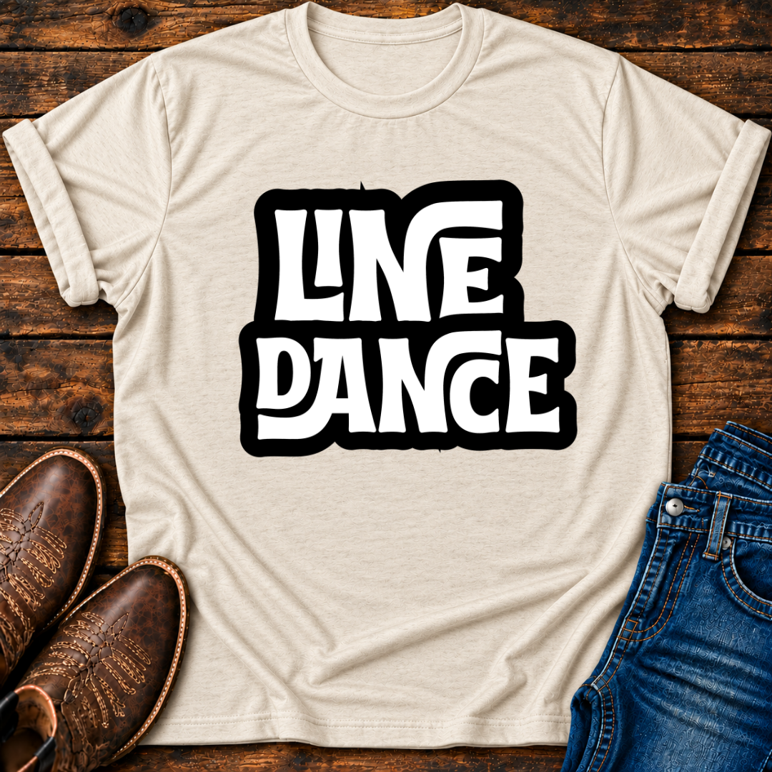 Line Dance Retro T-Shirt