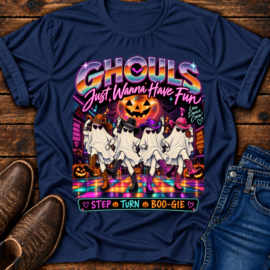 Ghouls Halloween Line Dance T-Shirt
