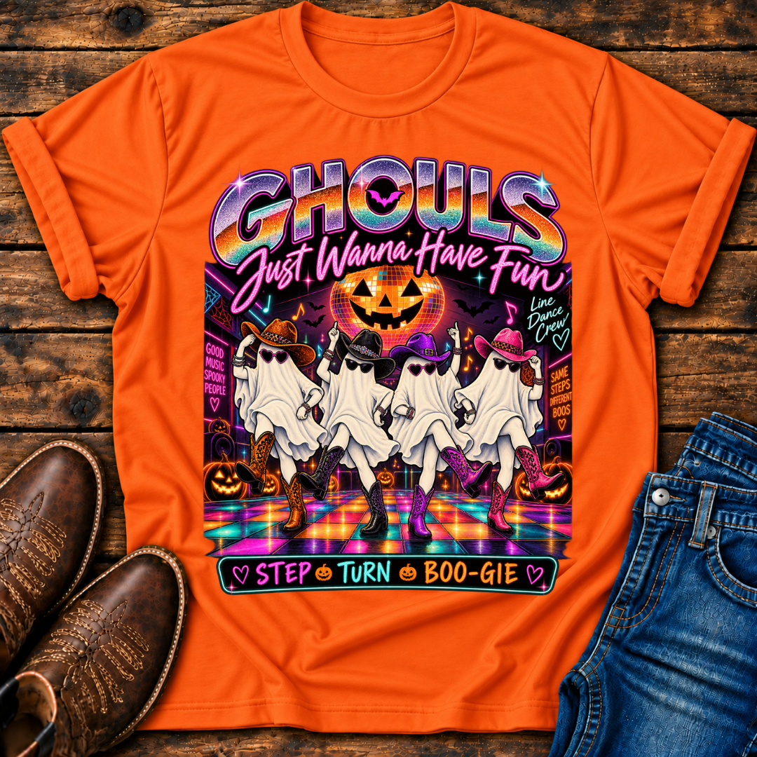 Ghouls Halloween Line Dance T-Shirt