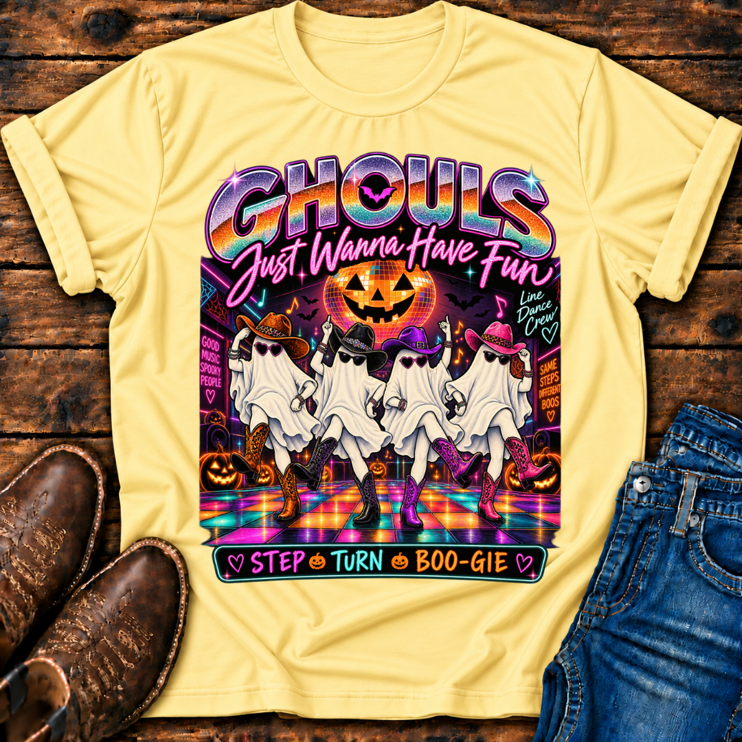 Ghouls Halloween Line Dance T-Shirt