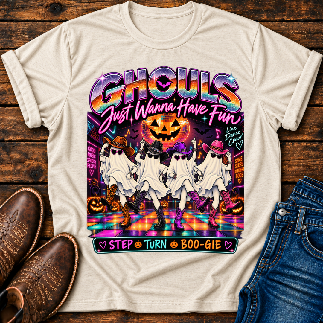 Ghouls Halloween Line Dance T-Shirt