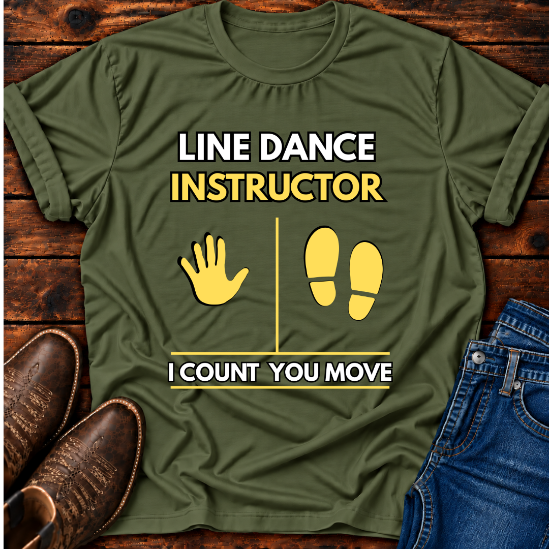 Line Dance Instructor T-Shirt